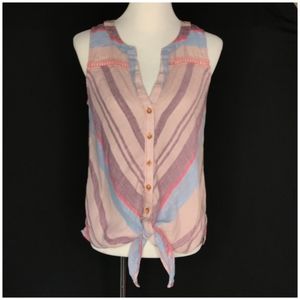 Anthropologie Maeve Linen Sleeveless Top 10